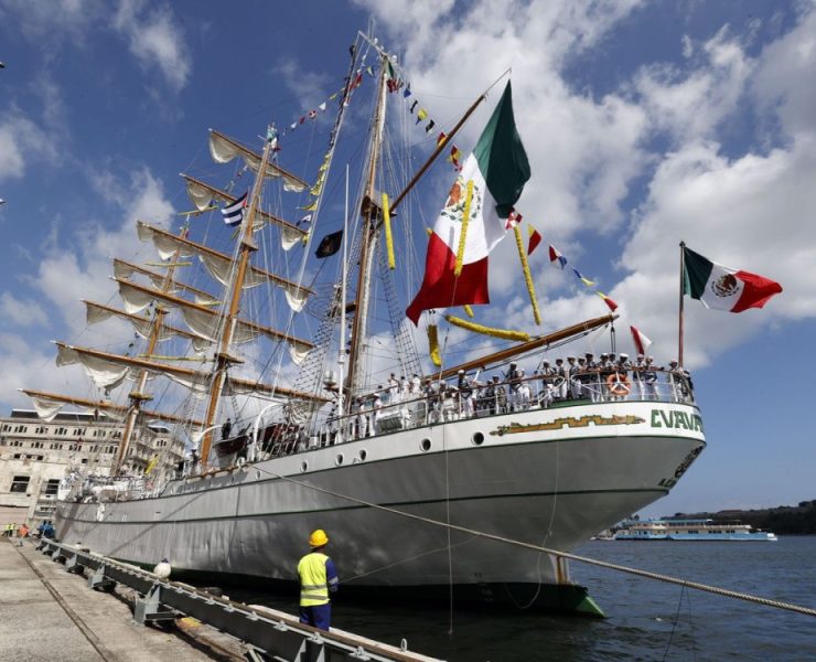 El Buque Escuela Cuauhtémoc retoma su papel diplomático tras superar accidente en Nueva York