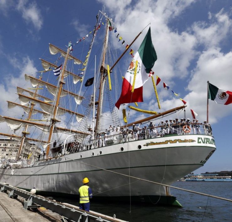 El Buque Escuela Cuauhtémoc retoma su papel diplomático tras superar accidente en Nueva York