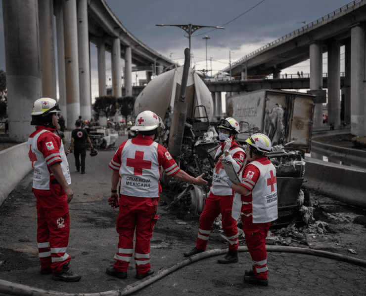 Explosión de pipa en Iztapalapa