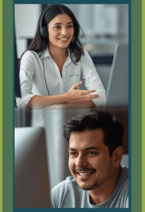 Cliente recibiendo acompañamiento en el proceso de Finaliza Tu Deuda, con soluciones claras y legales para recuperar su tranquilidad financiera.