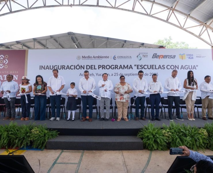Garantizan agua limpia en primarias de Yucatán con el programa “Escuelas con Agua”