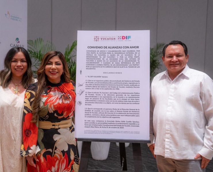 Gobierno del Estado y el DIF Yucatán firman “Alianzas con Amor” apoyo a quienes más lo necesitan