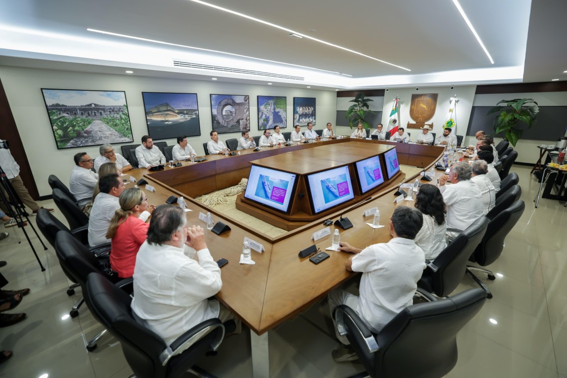 Avanza megaobra en Yucatán: Instalan Comité del Puerto de Altura de Progreso