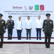 Javier May atestigua toma de posesión