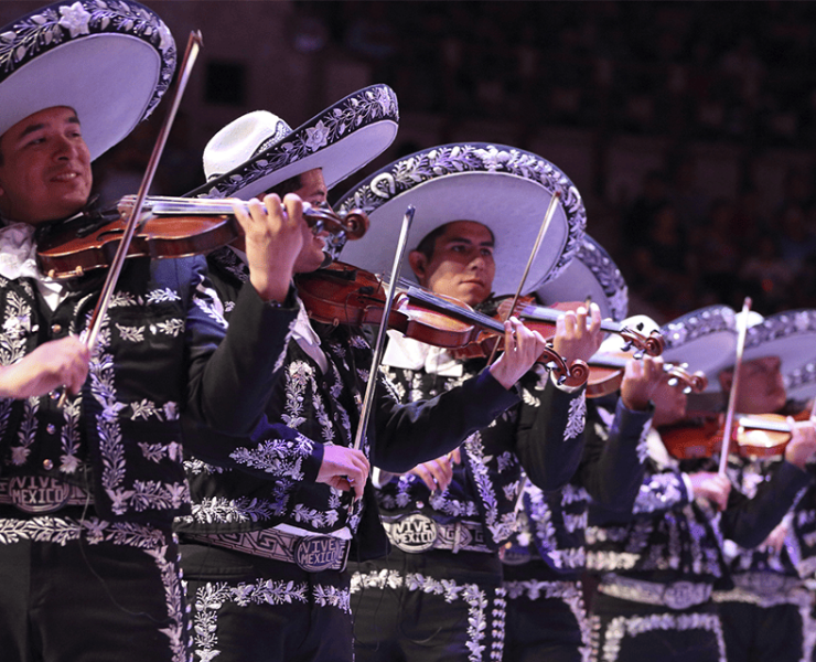 Mariachis en Bellas Artes