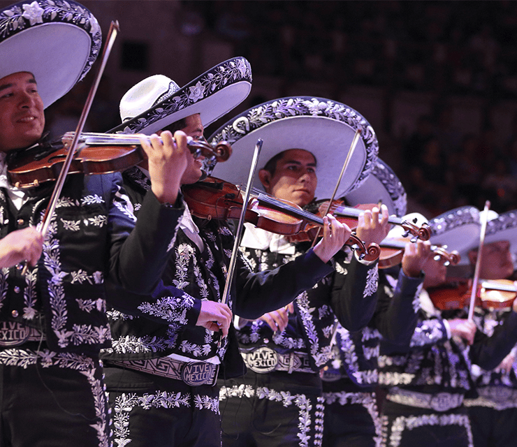 Mariachis en Bellas Artes