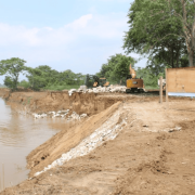 Obras contra inundaciones en Tabasco