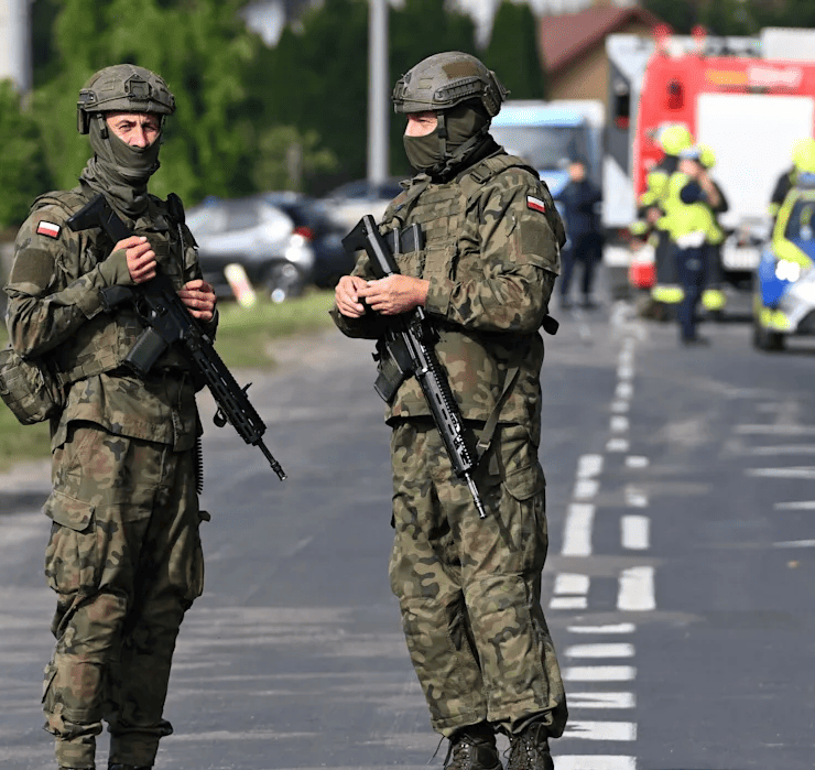 Polonia derriba drones rusos en su territorio