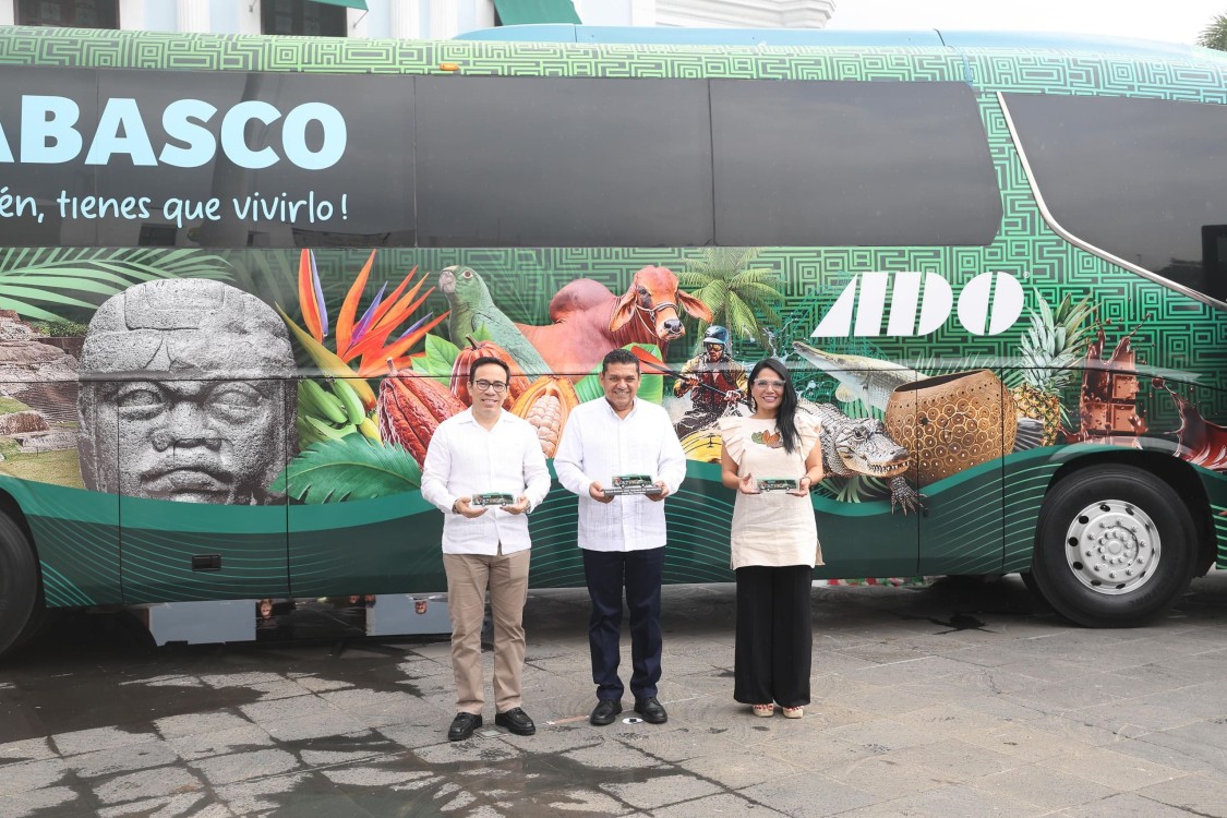 Presentación oficial del autobús turístico “Tabasco en Movimiento”