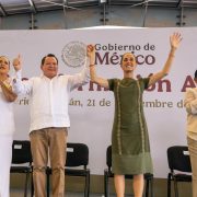 Presidenta Sheinbaum reafirma compromiso con el bienestar y la transformación de Yucatán
