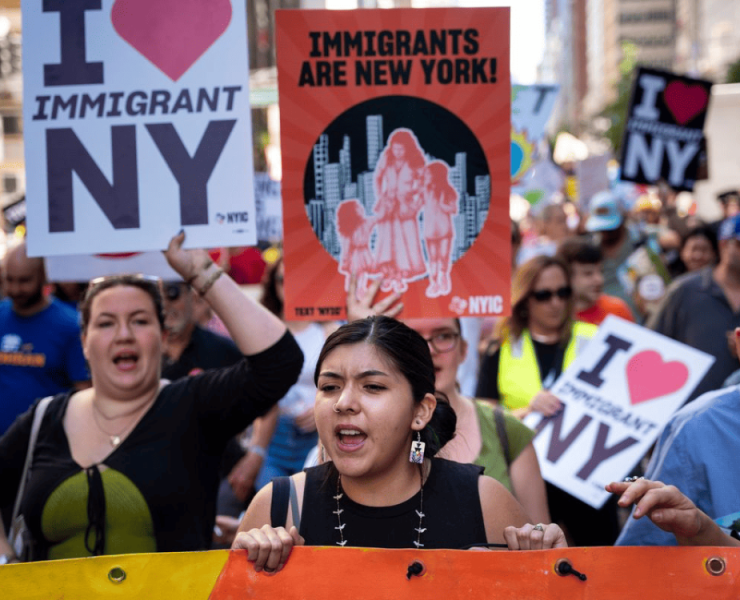 Protestas en Nueva York