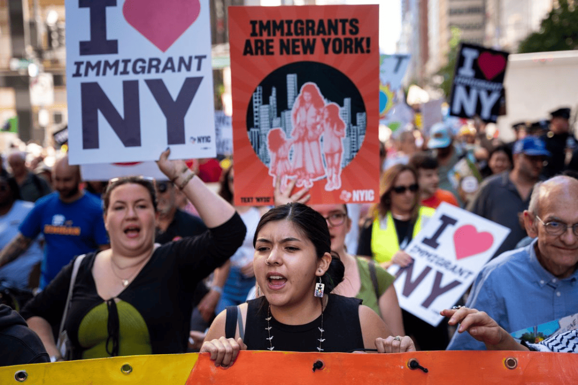 Protestas en Nueva York