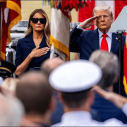 Trump conmemoró en el Pentágono a las víctimas del 11S