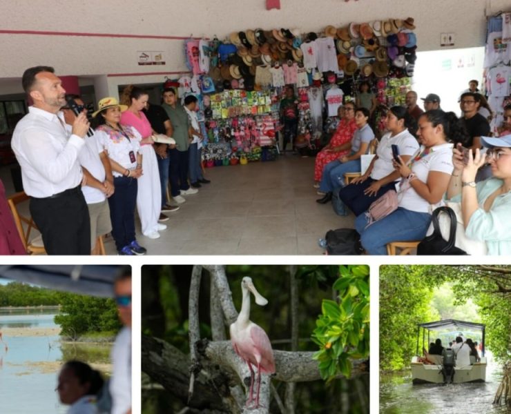 Turismo sustentable en Celestún fortalece lazos con agencias de viajes