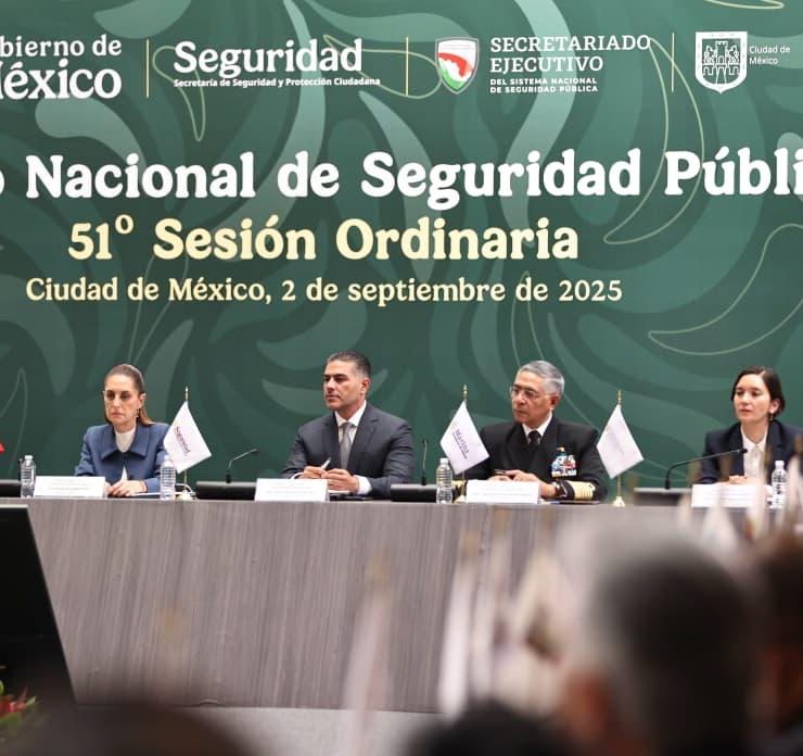 Consejo de Seguridad refuerza coordinación nacional; reportan caída de 25% en homicidios durante gobierno de Sheinbaum