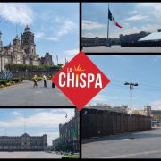 Refuerzan seguridad en el Centro Histórico previo a la marcha por Ayotzinapa