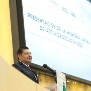 Alejandro Armenta subraya cooperación entre poderes en la presentación de la Memoria Anual del Poder Judicial de Puebla