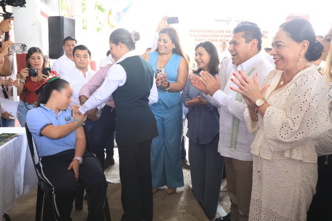 Tabasco arranca la campaña de vacunación contra el VPH 2025