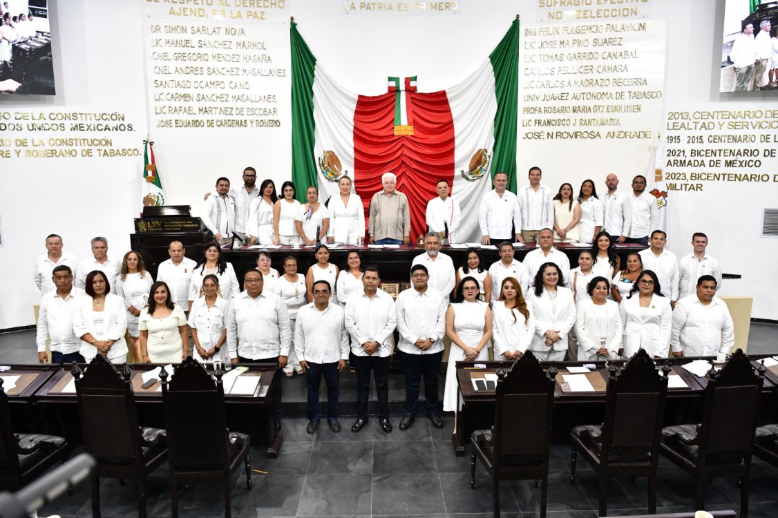 toma de protesta de nuevos integrantes del Poder Judicial de Tabasco