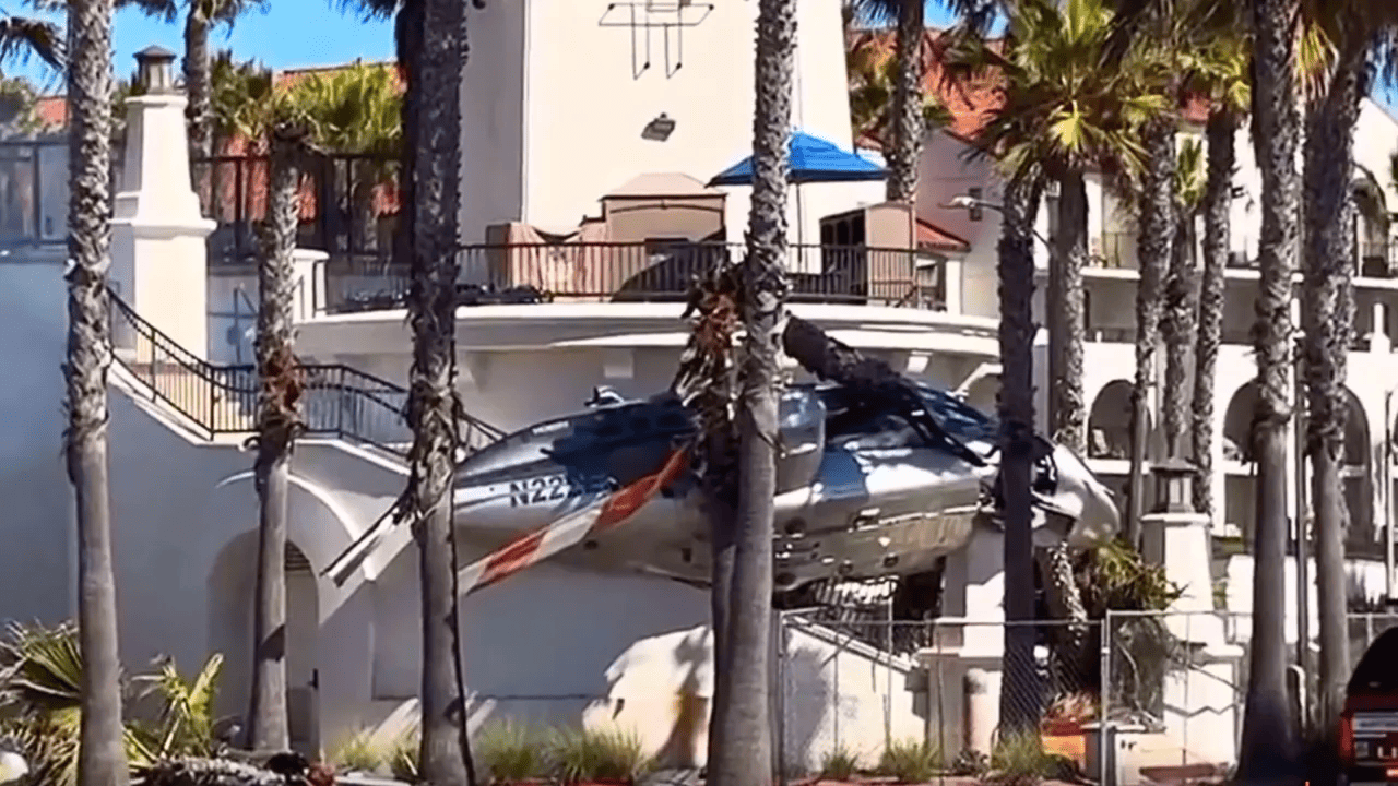 Accidente aéreo en California