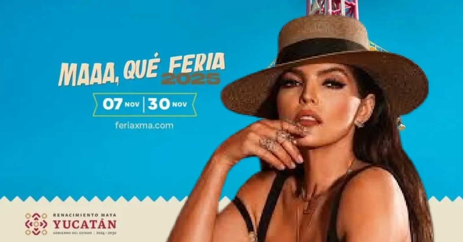 Ana Bárbara deleitará con su belleza en Xmatkuil 2025 un show que hará historia
