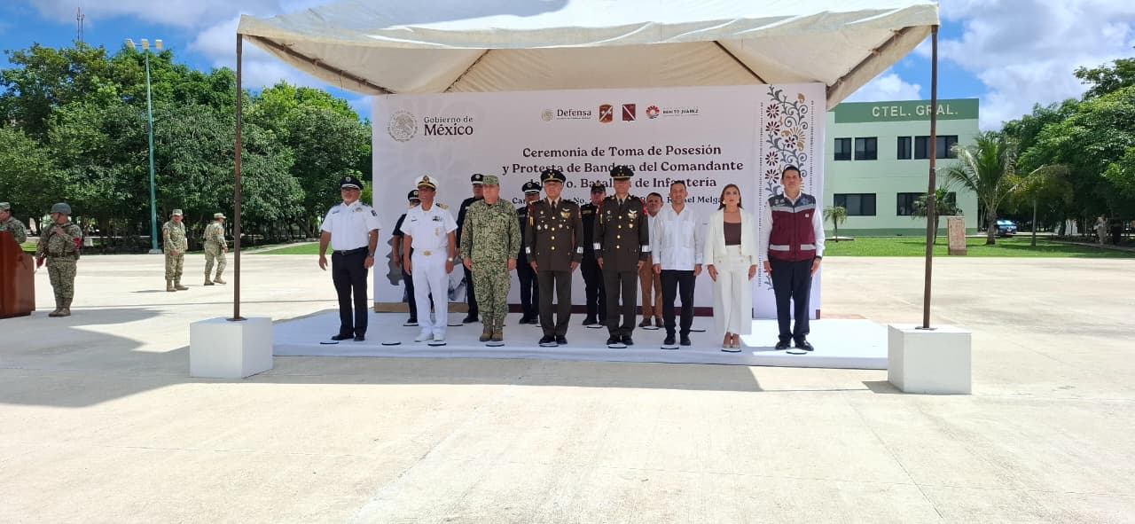 Asume el coronel Guillermo Robles Tozcano el mando