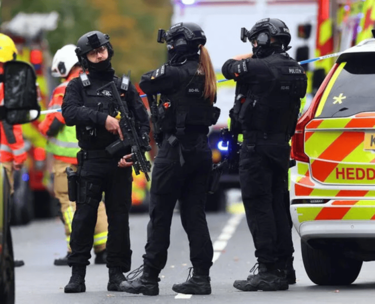 Ataque frente a una sinagoga en Mánchester