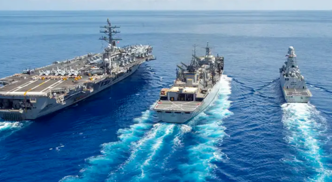 La flotilla fue rodeada por buques de Israel, la situación se tensa