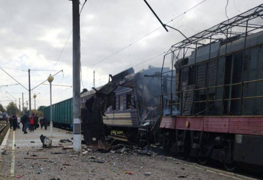 Rusia ataca una estación de tren de Ucrania dejando múltiples heridos