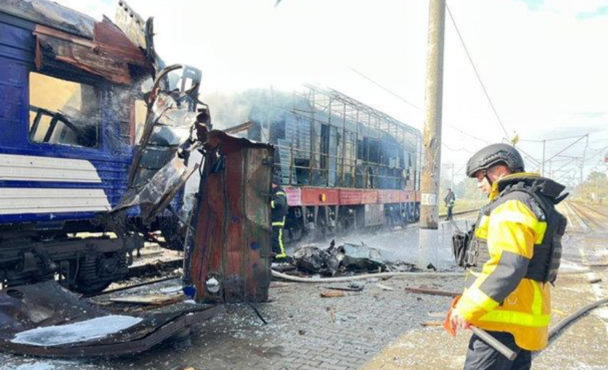 España condena ataque a Tren por de Rusia hacía Ucrania