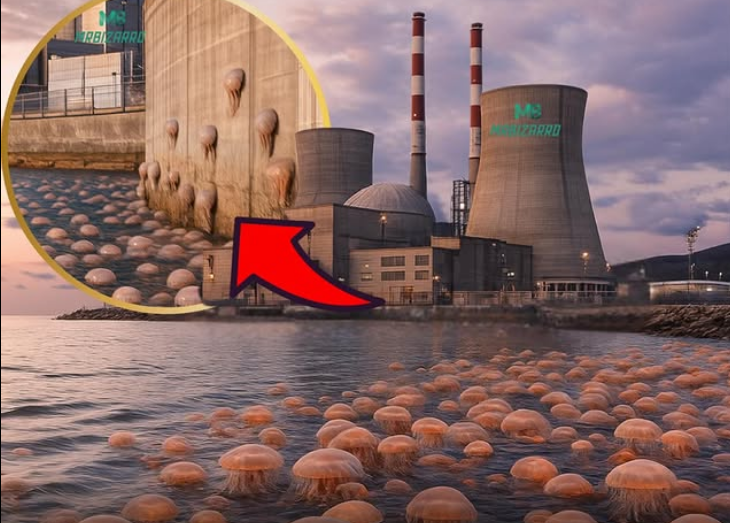 Medusas atacan un reactor nuclear obligándolo a parar operaciones