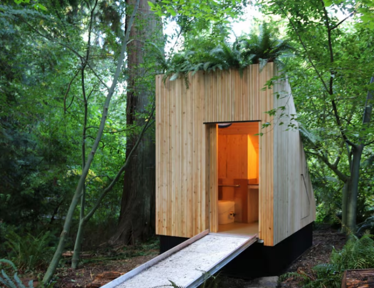 Crean un inodoro impulsado por hongos en un intento de reducir la contaminación