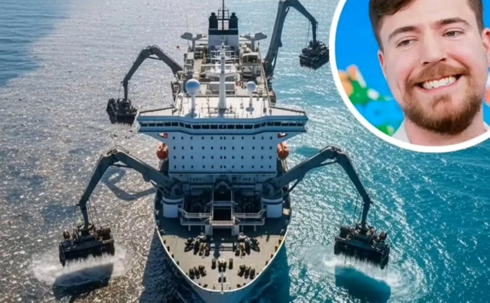 MrBeast eliminó millones de libras de basura de los océanos