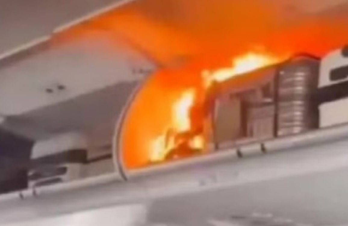 El incendio comenzó por una batería de litio