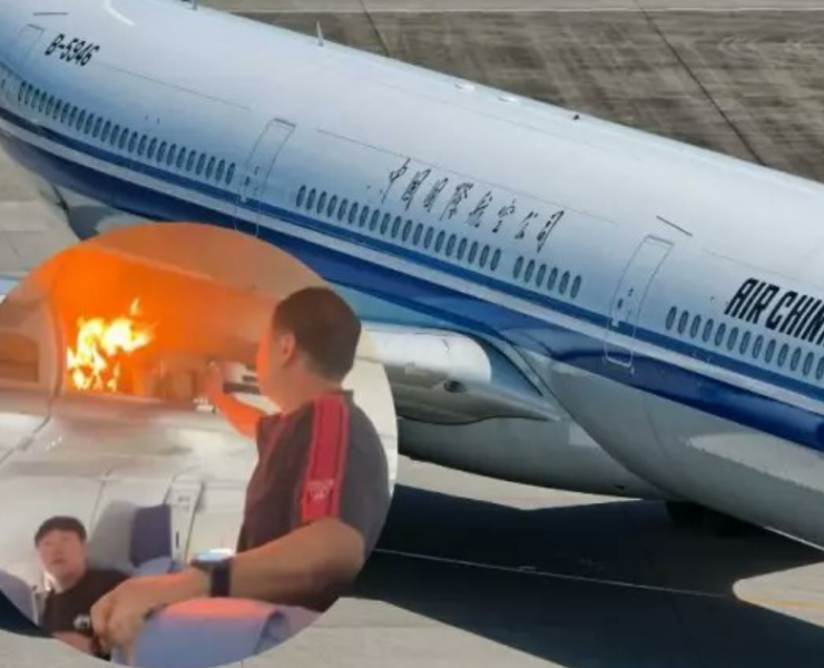 Susto entre los pasajeros de un avión por un incendio repentino