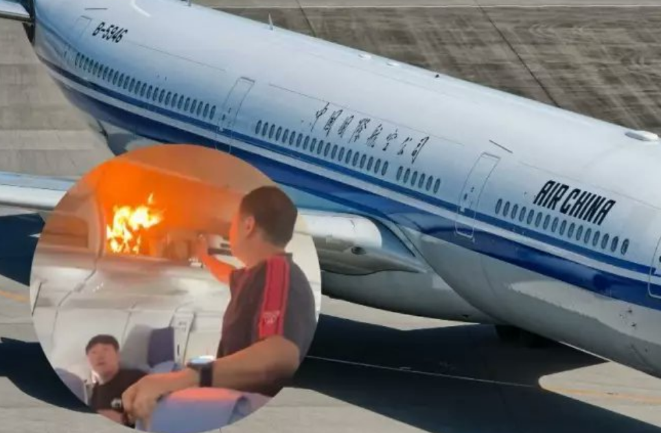 Susto entre los pasajeros de un avión por un incendio repentino