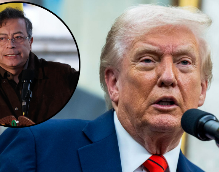 Trump dice que Petro es un matón y corta todos los pagos