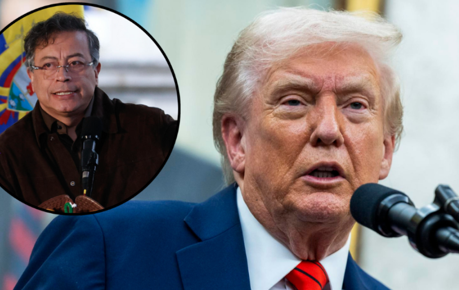 Trump dice que Petro es un matón y corta todos los pagos
