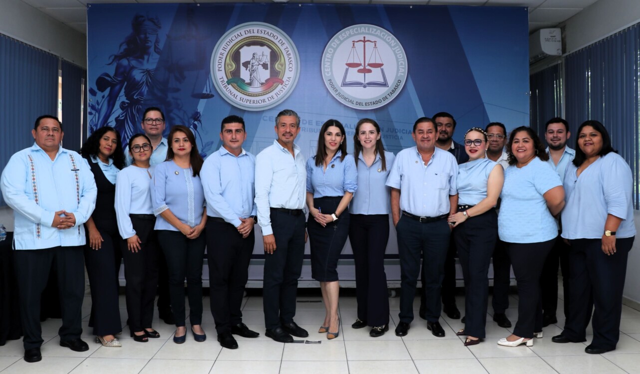 Capacitan a jueces electos para fortalecer el Sistema Procesal Penal Acusatorio en Tabasco