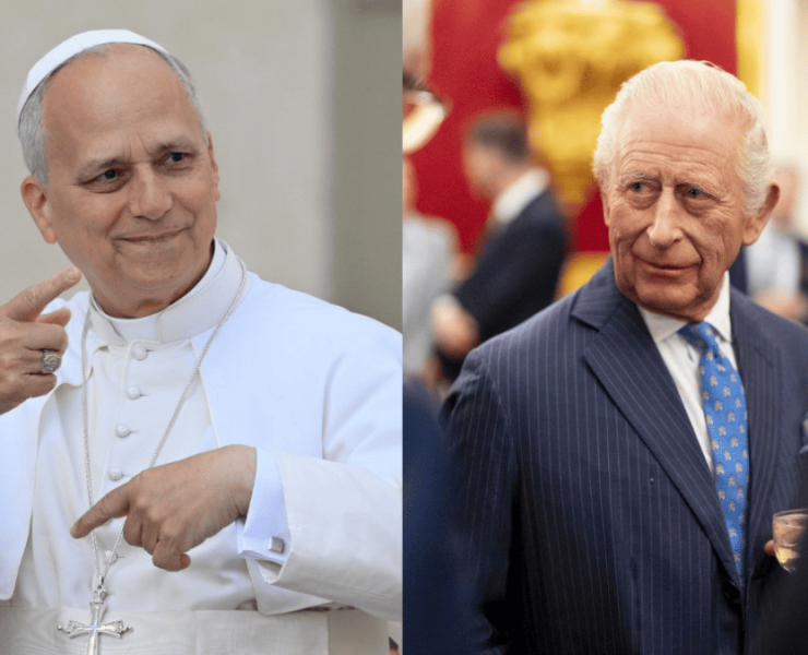 El Rey Carlos III y el Papa León XIV