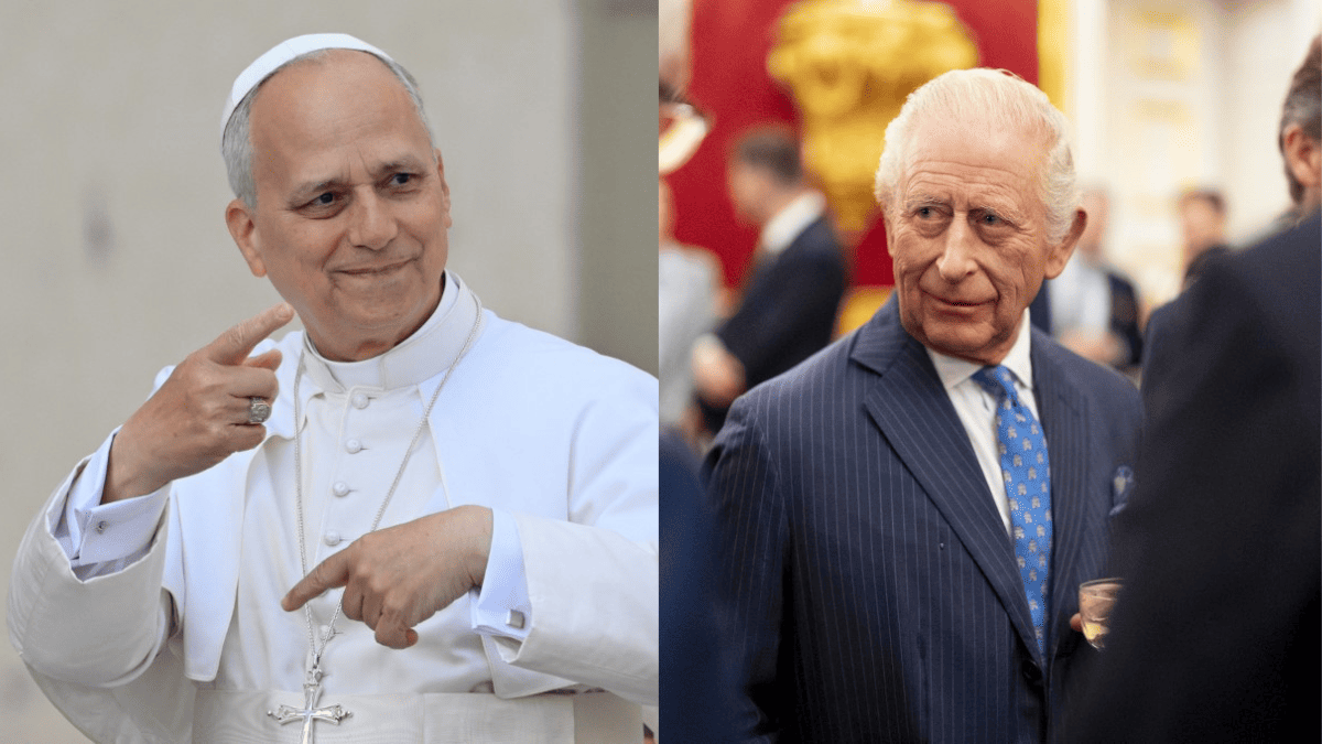 El Rey Carlos III y el Papa León XIV