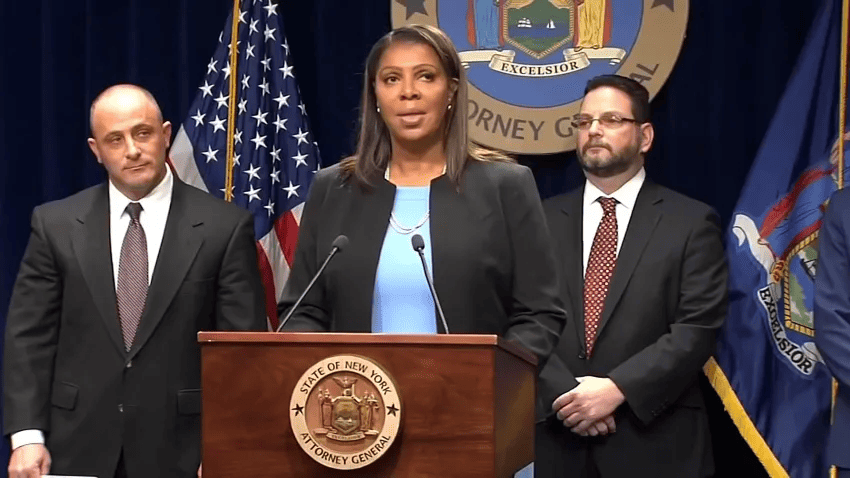 El historial de enfrentamientos entre Letitia James y Donald Trump