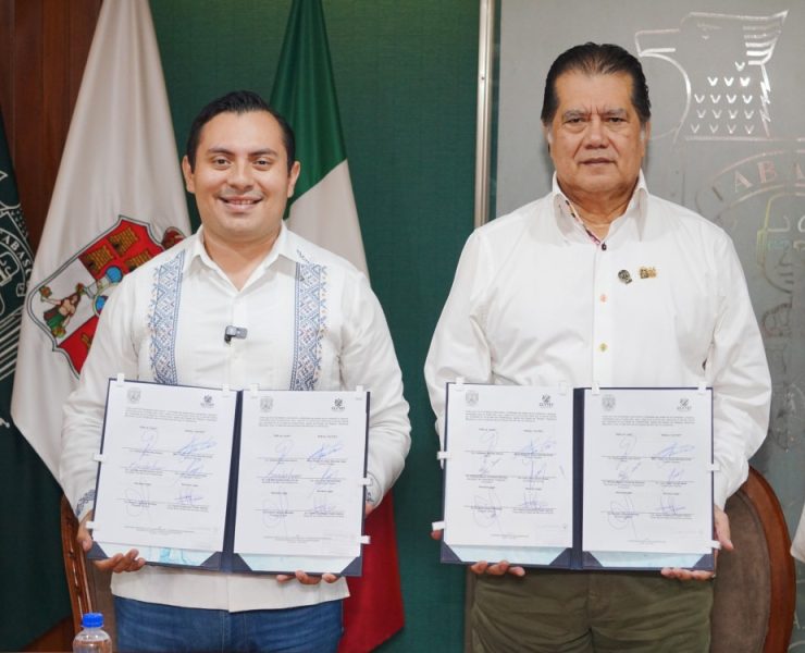 Firman convenio CCYTET y la UJAT