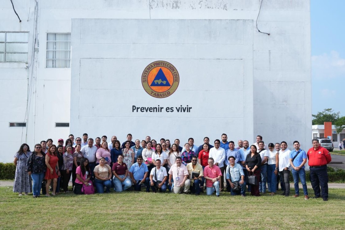 Fortalecen comunicación del riesgo en Tabasco