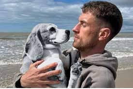La perrita Halo, ausencia que afectó a Aaron Ramsey.
