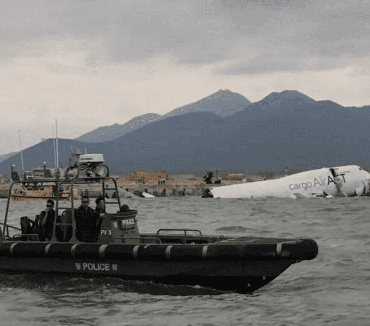 Investigan la pérdida de control de un Boeing 747 de carga