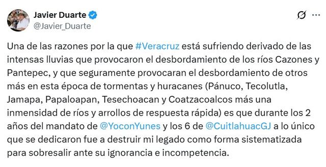 Javier Duarte Detalla su Legado en Protección Civil