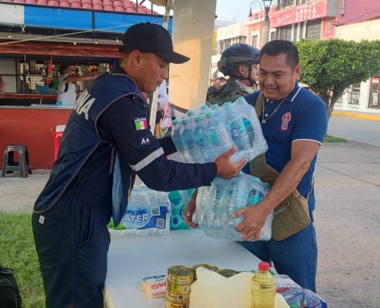 La Marina instala centro de acopio en Centla