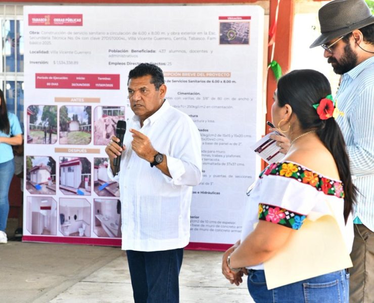 Mayor inversión al sector educativo en Centla