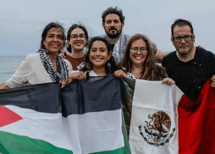 Mexicanos detenidos en la Flotilla Sumud